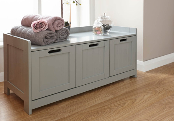 GFW Colonial 3 Door Storage Bench
