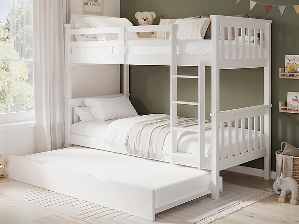 Flair Cypress Detachable Bunk Bed White