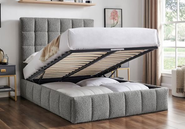 Limelight Starla Boucle Fabric Ottoman Bed Frame
