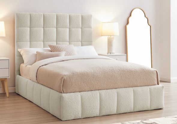 Limelight Starla Boucle Fabric Ottoman Bed Frame
