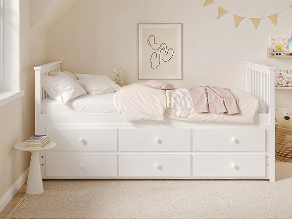 Flair Finley Captain's Guest Bed White