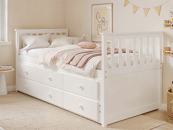 Flair Finley Captain's Guest Bed White