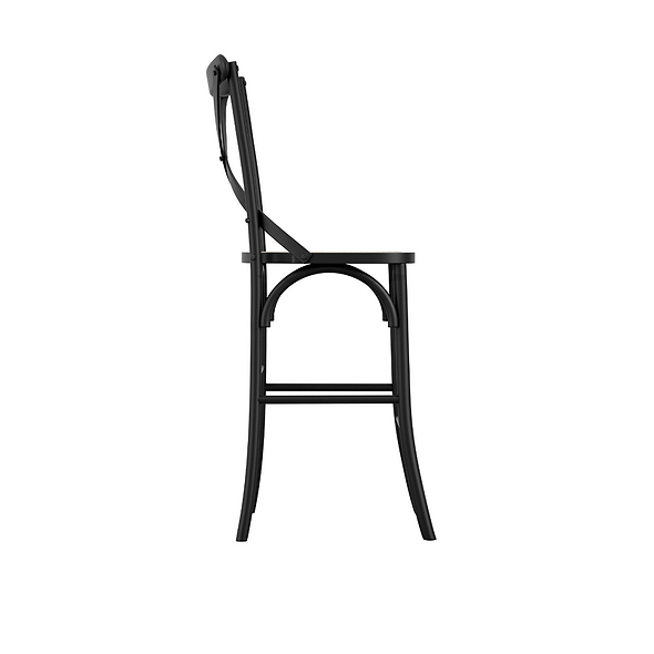 LPD Fitzroy Black / Cane Counter Stool
