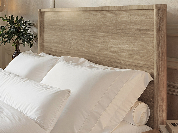 Flair Elias Wooden Bed Whitewash Oak