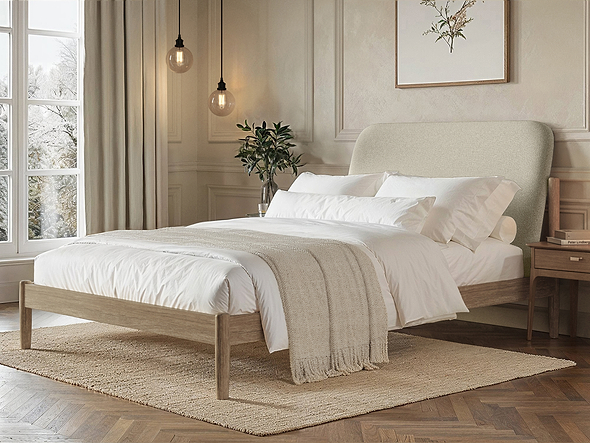 Flair Dahlia Pillowback Wooden Bed