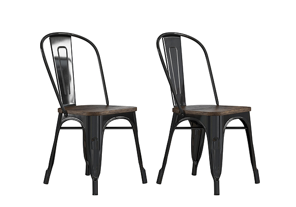 Dorel Fusion Metal Dining Chair (Set of 2)