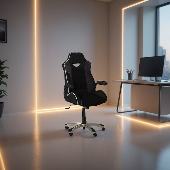 Alphason Silverstone Faux Leather Gaming Chair
