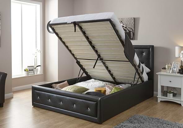 GFW Furniture Hollywood Storage Bed 