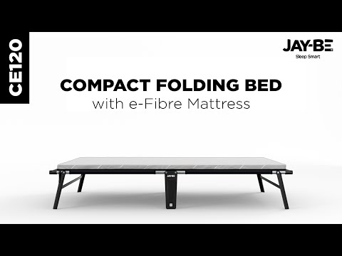 Jay-Be® CE120 Compact Folding Bed with e-Fibre Mattress, Small Double

