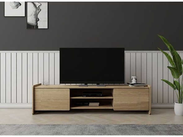 Kidsaw ELV9 TV Cabinet 1.6m Light Oak 
