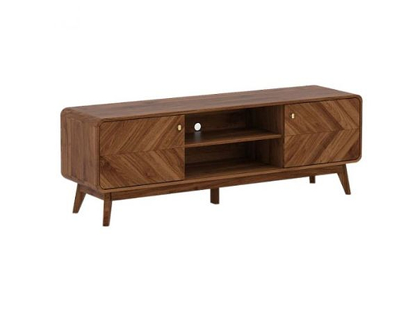 Kidsaw LV44 TV Cabinet 1.6m Columbian Walnut