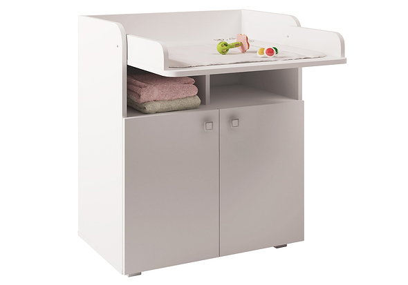 Kidsaw Kudl Kids Changing Board Cupboard with Storage 1270 - White