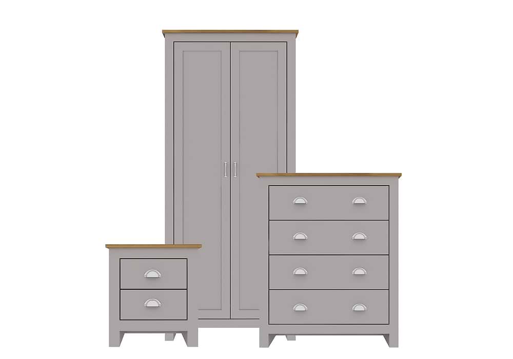 LPD Lancaster 3 Piece Bedroom Set
