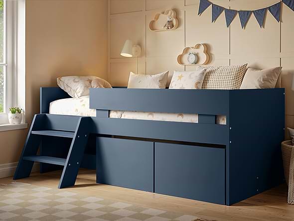 Flair Logan Single Storage Low Sleeper Bed