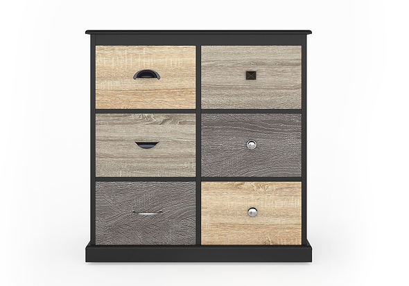 Dorel Mercer 6 Door Storage Cabinet