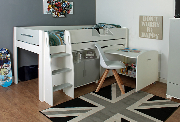 Kids Avenue Urban Grey 2 Midsleeper