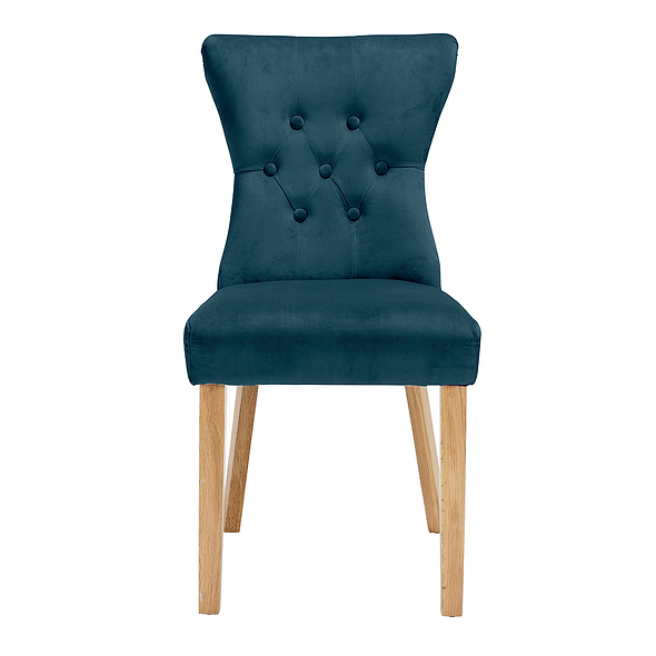 LPD Naples Chair Peacock Blue Pack Of Two