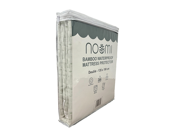 Noomi Bamboo Waterproof Mattress Protector Green
