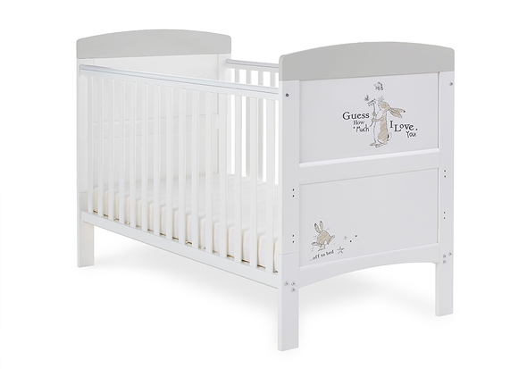 Obaby Grace Inspire Cot Bed - Guess - Scribble
