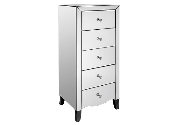 LPD Valentina Mirrored 5 Drawer Chest

