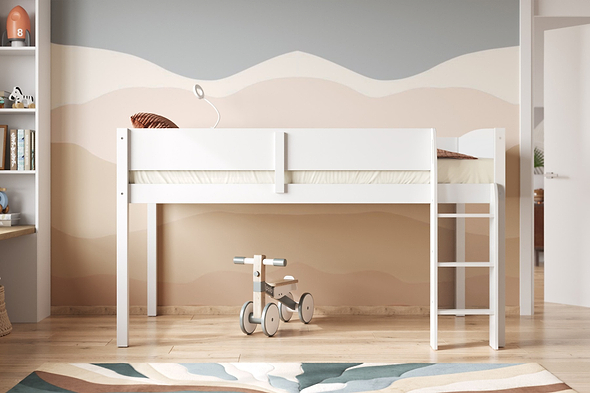 Flair Loop Wooden Mid Sleeper Cabin Bed