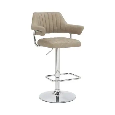 Flair Cortez Leather Effect Bar Stool (Pair)