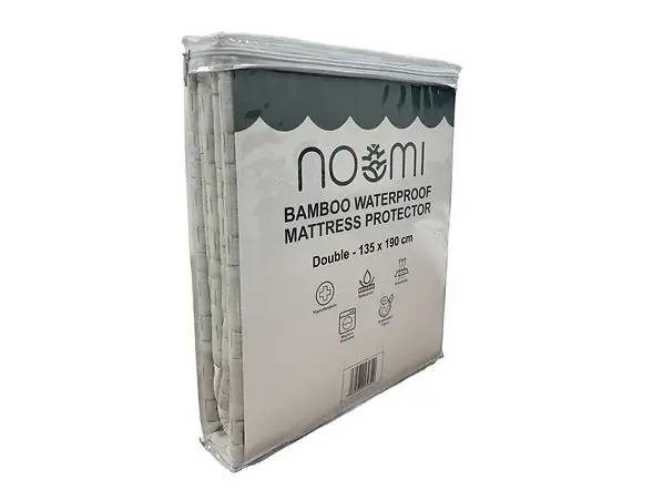 Noomi Bamboo Waterproof Mattress Protector Green
