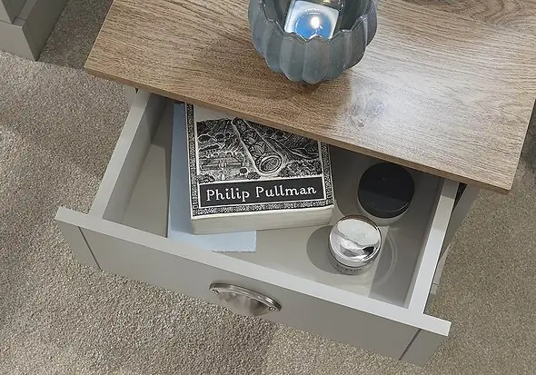 GFW Kendal 1 Drawer Bedside Table
