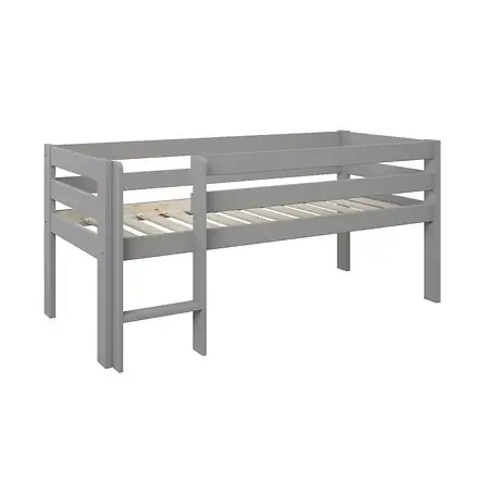 Noomi Solid Wood Shorty Midsleeper Grey (FSC-Certified)
