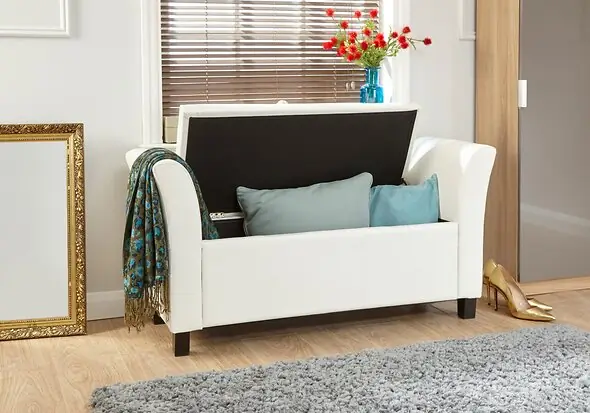 GFW Verona Window Seat White PU