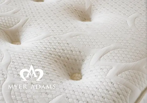 Backcare Memory 2000 Divan - Shown in Linen Midnight Blue 