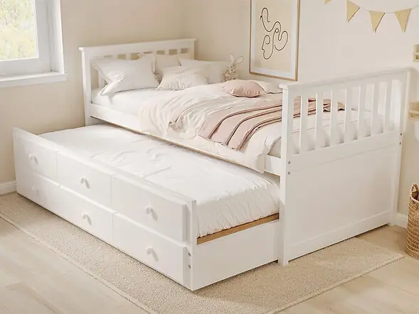 Flair Finley Captain's Guest Bed White