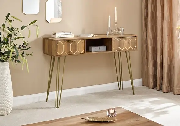 GFW Orleans 2 Drawer Console Table