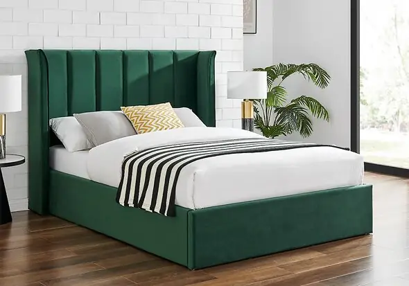 Limelight Polaris Recycle Fabric Ottoman Bed Frame