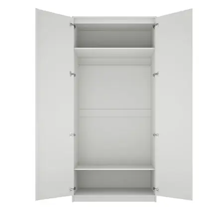 LPD Austen White 2 Door Wardrobe