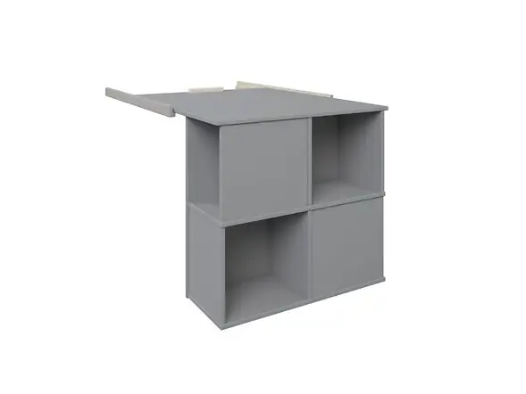 Noomi Nora Midi Pull Out Desk-Grey

