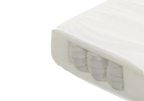 Obaby Pocket Sprung Single Mattress, white