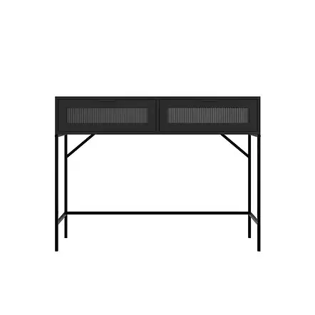 LPD Lincoln Matte Back & Reeded Console Table