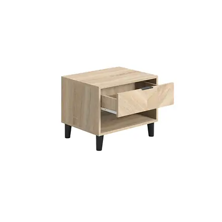 LPD Stockholm Chevron 1 Dr Bedside Cabinet