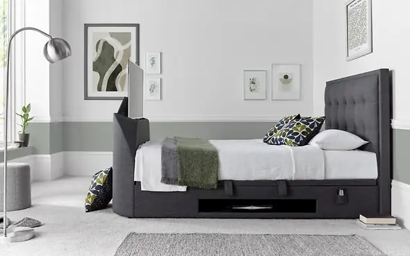 Kaydian Falstone Ottoman TV Bed Slate