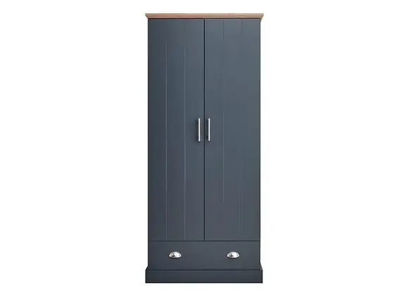GFW Kendal 2 Door 1 Drawer Wardrobe
