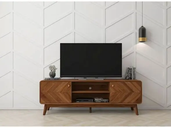 Kidsaw LV44 TV Cabinet 1.6m Columbian Walnut