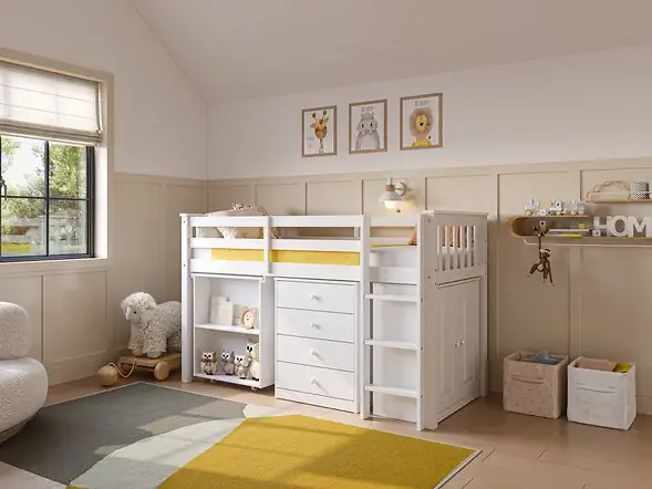 Flair Soban Cabin Bed Shorty White
