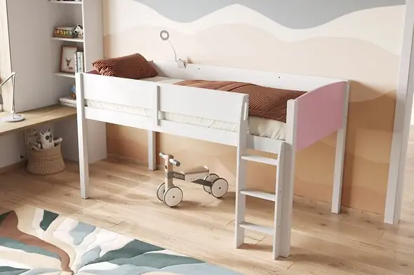 Flair Loop Wooden Mid Sleeper Cabin Bed