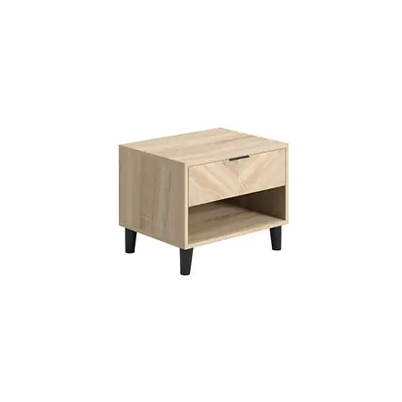 LPD Stockholm Chevron 1 Dr Bedside Cabinet