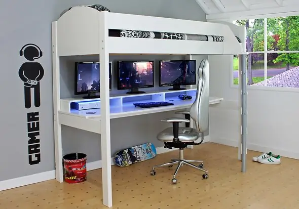 Kids Avenue Noah Gaming 2 High Sleeper
