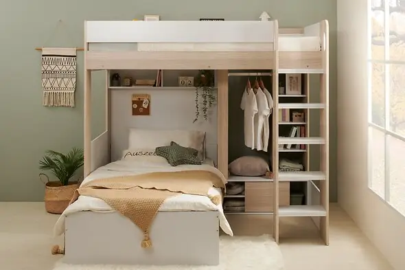 Flair Hampton L Shape Bunk Bed