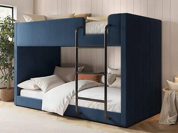 Flair Eden Velvet Bunk Bed