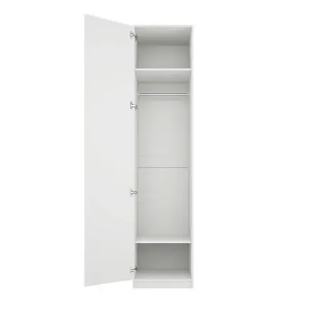 LPD Austen White 1 Door Wardrobe