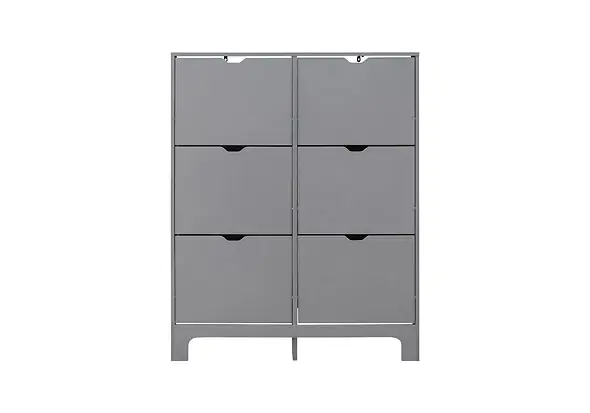 GFW Narrow 6 Drawer Shoe Cabinet
